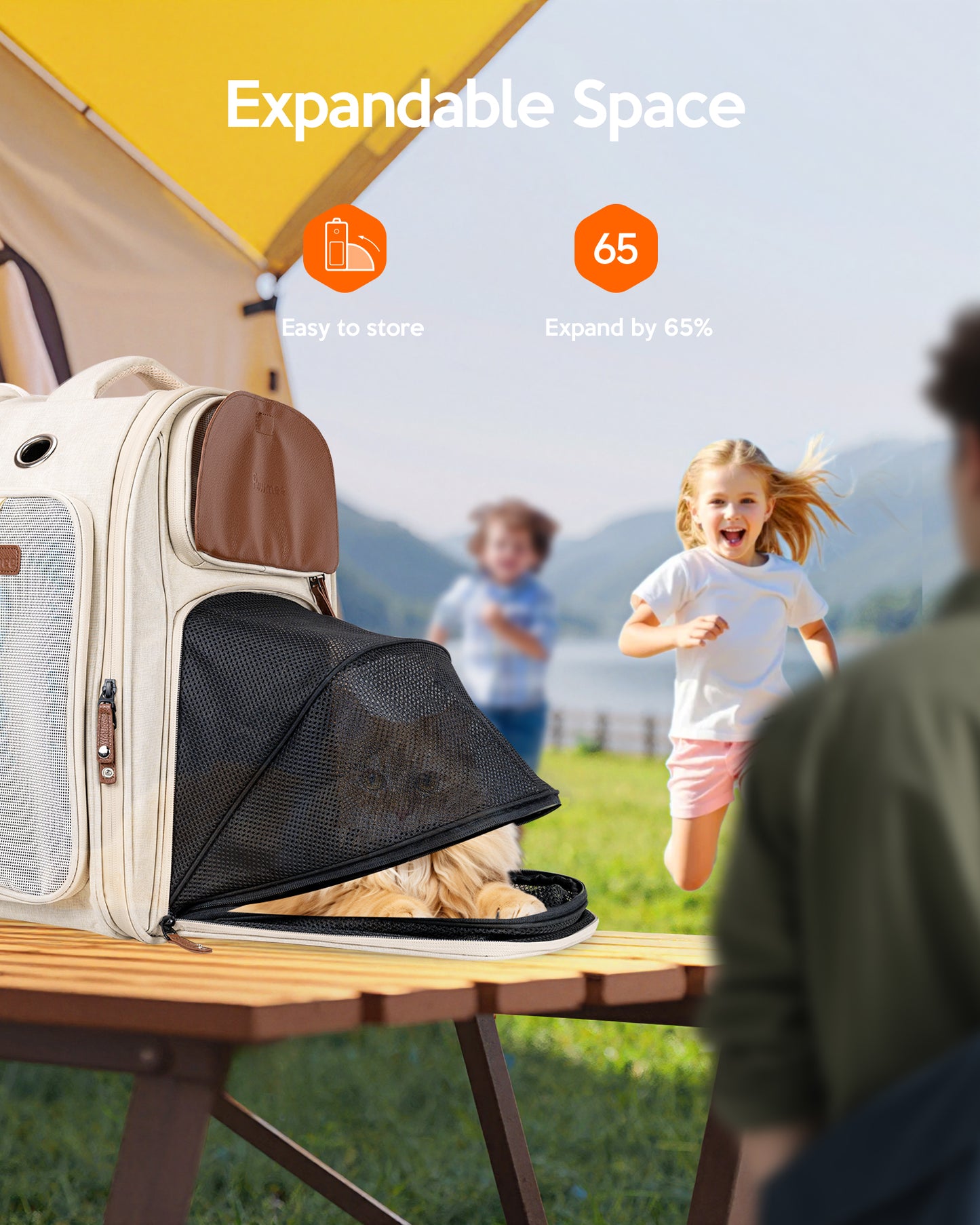 Pawmee x Sensej Cat Carrier Backpack with Litter Box Stowable