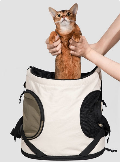 Pawmee Front-Facing Tote Pet Backpack Carrier