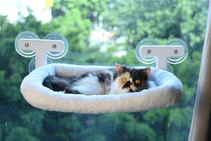 Pawmee Cat Window Perch with Cushion Bed